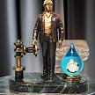 Бронзовый сувенир "Работник водоканала"