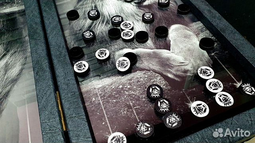 Коллекционные нарды «Лев» купить с доставкой Коллекционные нарды «Лев»