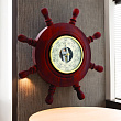 Штурвал сувенирный, барометр (8 ручек), открытый механизм