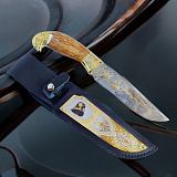 Нож "Сокол" №8 /дамаск/. Златоуст