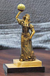 Бронзовая статуэтка "Белоснежка с шаром"