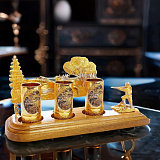 Набор водочный "Для охотника". Златоуст